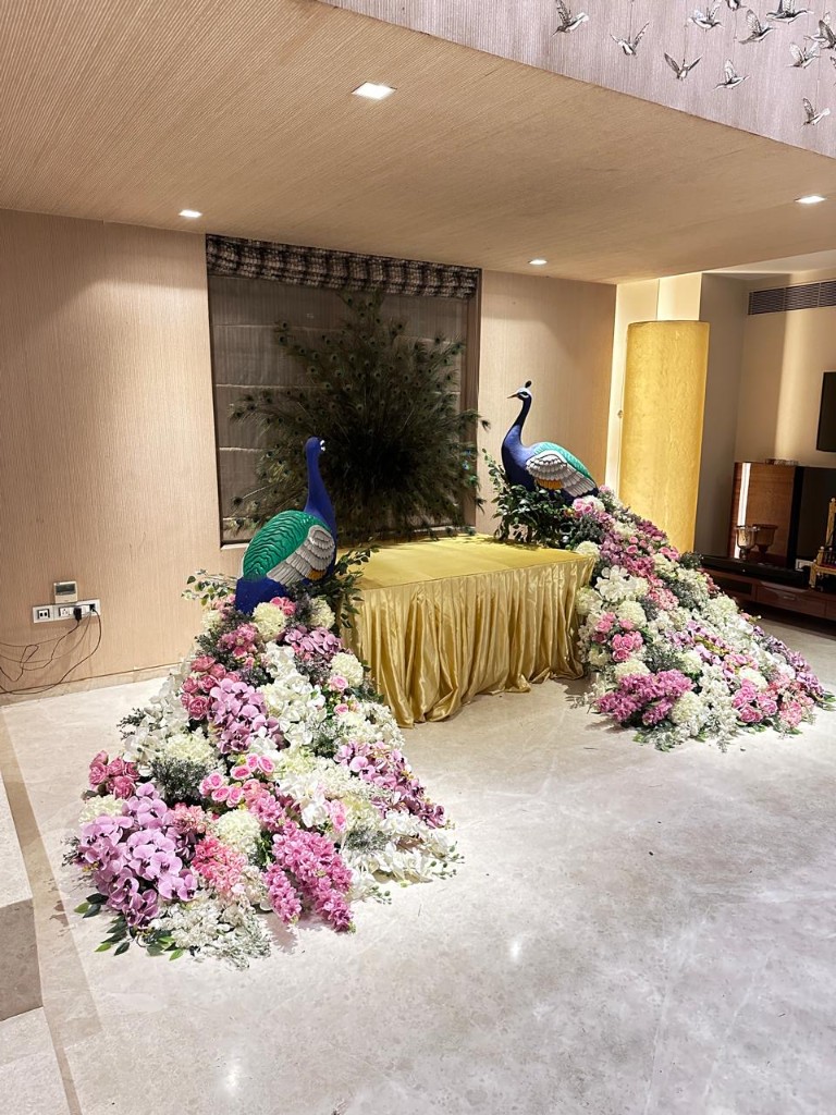 Royal Peacock Floral Mandap